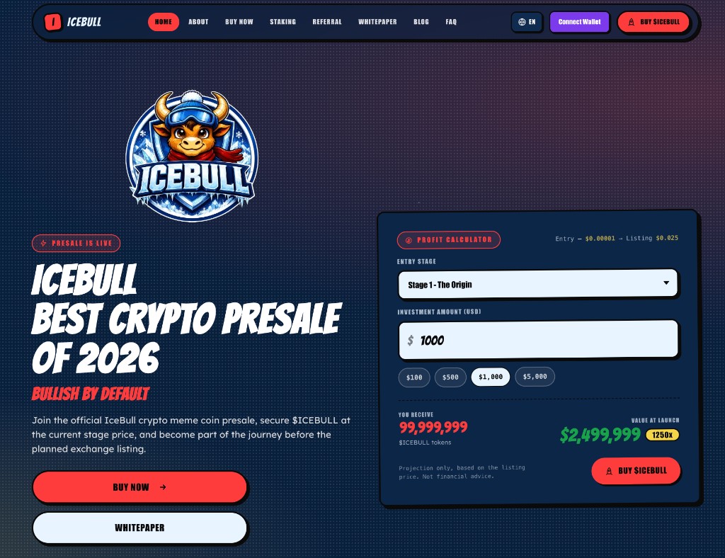 IceBull original website — the project Bullski cloned